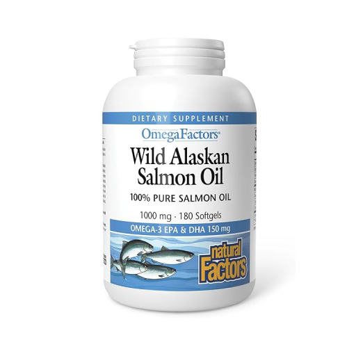 WILD ALASKAN SALMON FISH OIL 100MG 180S